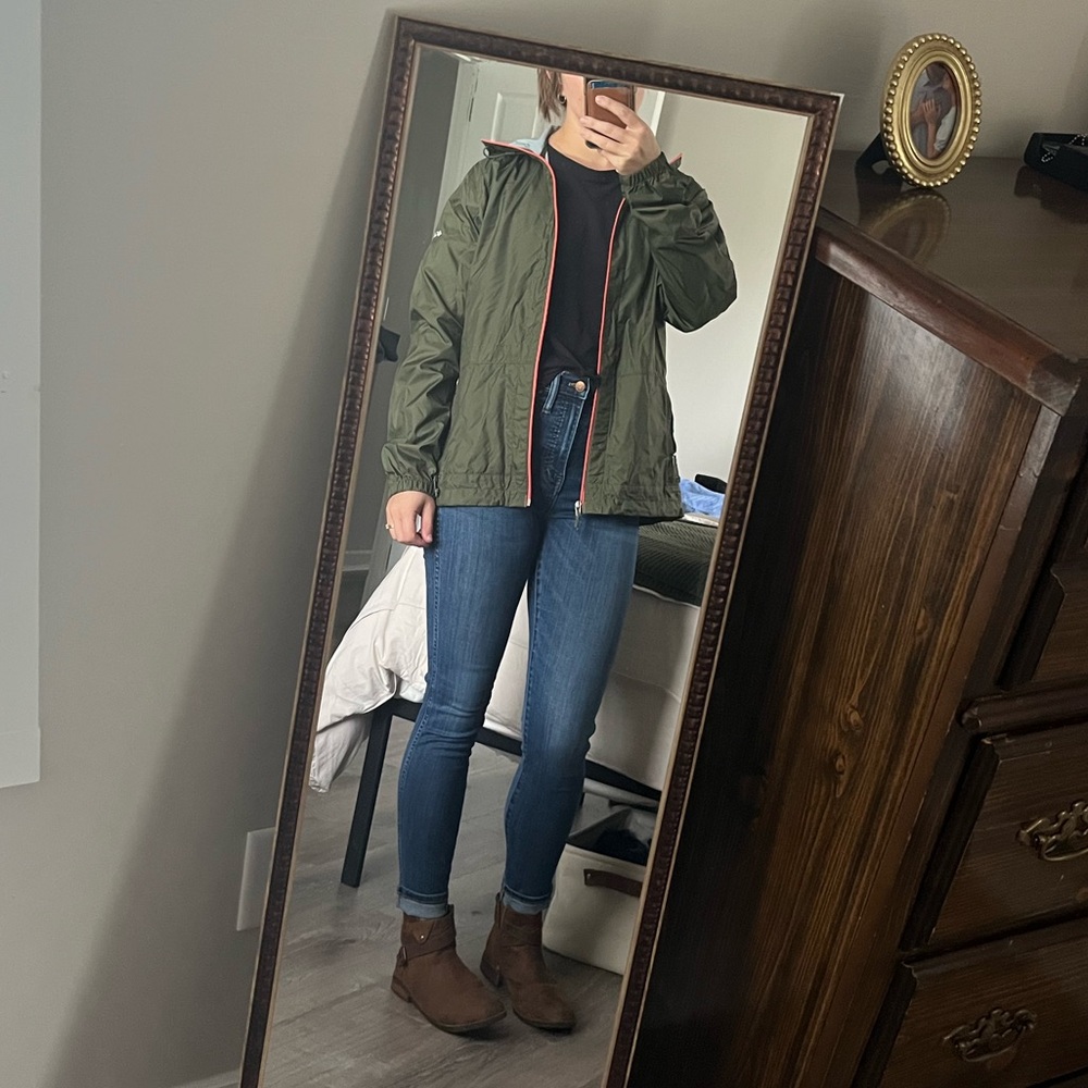 Columbia Green Rain Jacket